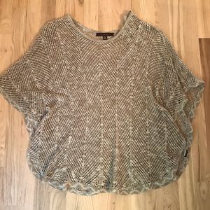 The Perfect all season lightweight poncho sweater